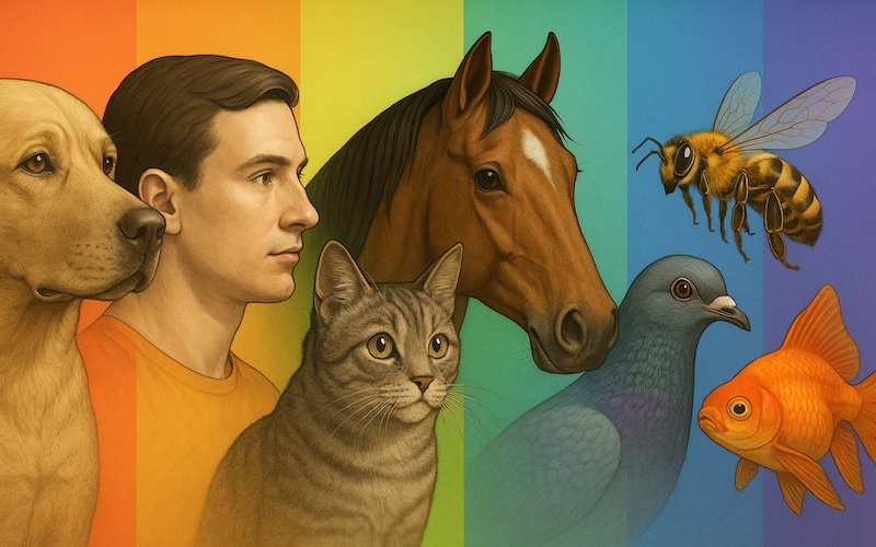 Мир в разных красках: как человек и животные видят цвета